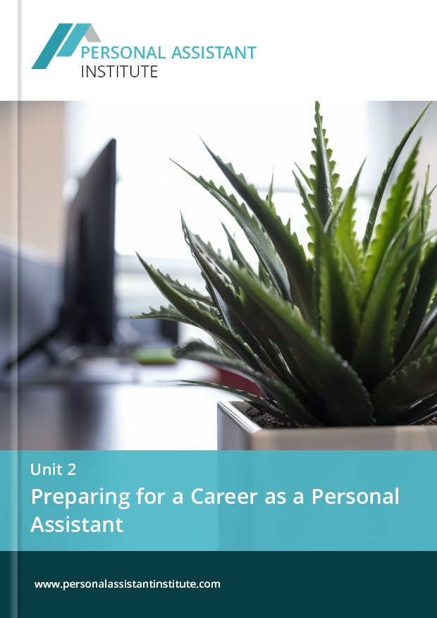 personal assistant certification unit 2