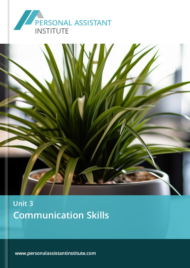 personal assistant certification unit 3