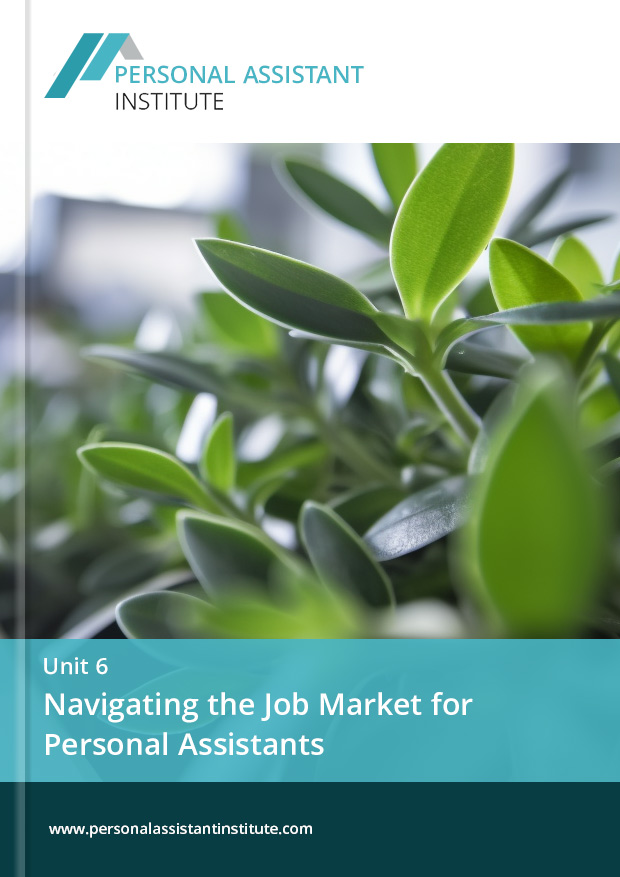 personal assistant certification unit 6