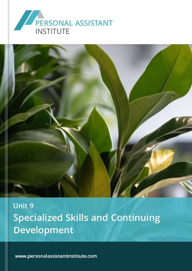 personal assistant certification unit 9